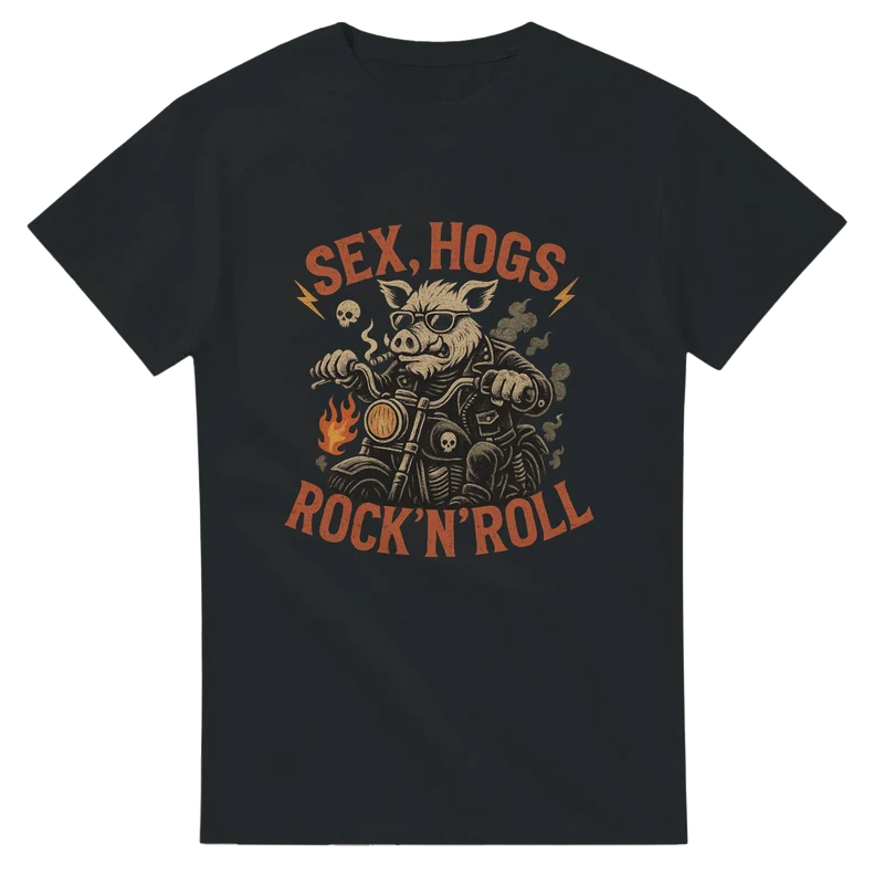 T-shirt Original – Sex, Hogs & Rock’n’roll