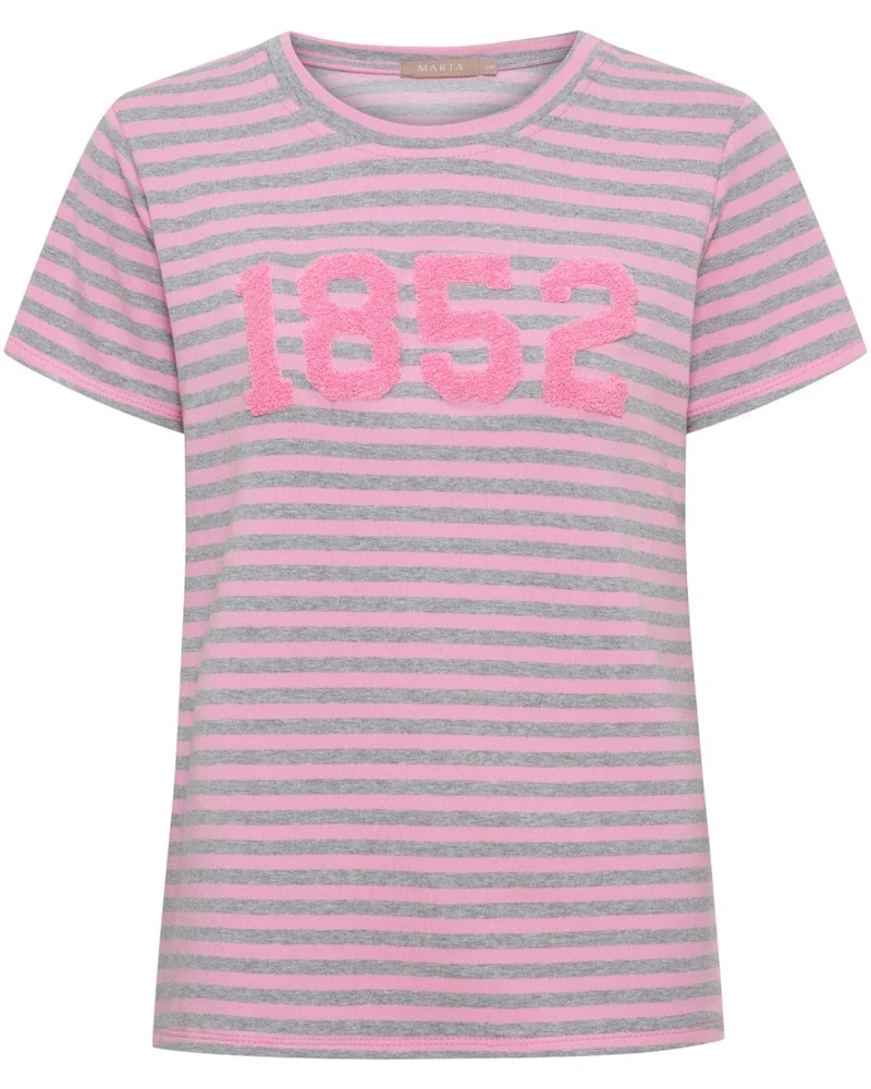 Marta Du Chateau - Mdchertha Tee 84275-1852S - Pink/Grey