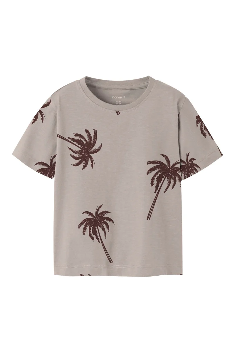 Name It - Nmmhamil Ss Nreg Top - 4997369 Chateau Gray