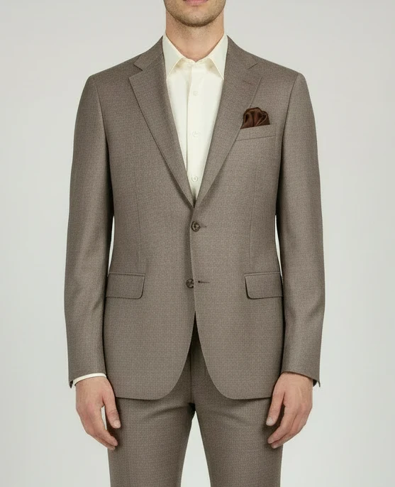 CAVALIERE Connor Classic Suit Blazer - Brown