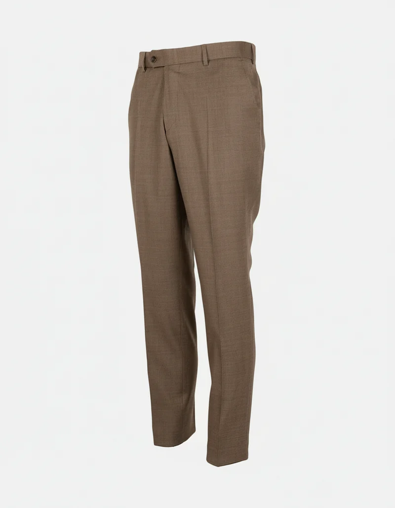 CAVALIERE Connor Classic Suit Pants - Brown
