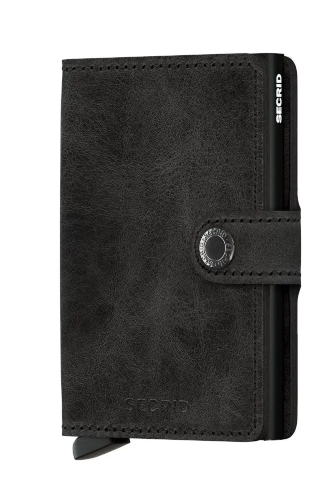 SECRID Miniwallet Vintage - Black