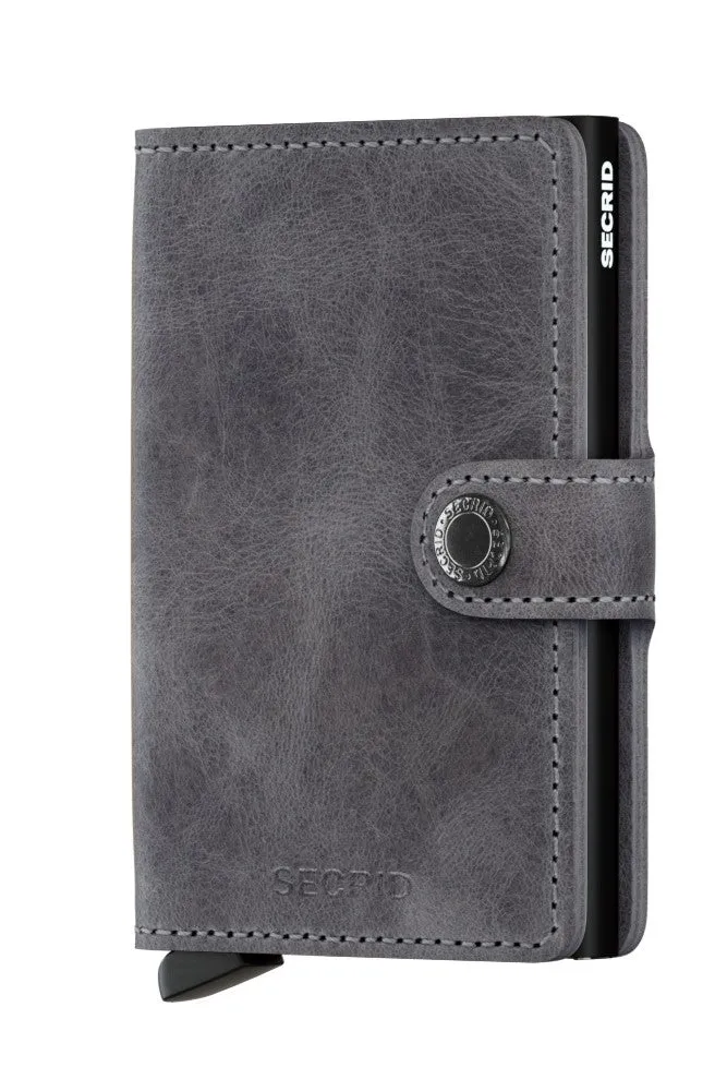 SECRID Miniwallet Vintage - Grey