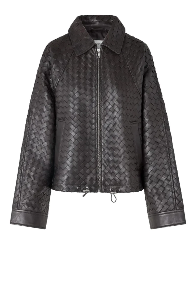 Second Female - Vermont Leather Jacket 60383 - 6150 Chocolate Torte
