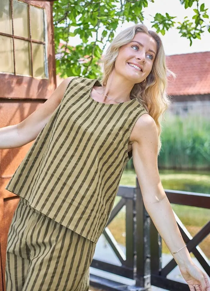 Black Colour - Bcmallu Top 41233 - Shirts - Lt. Army