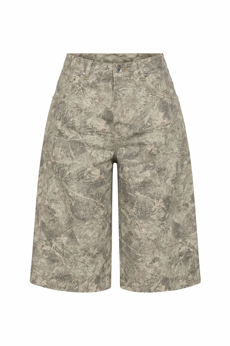 Only - Onlbanu Camo Bermuda Shorts - 5184957 Smokey Olive Camo
