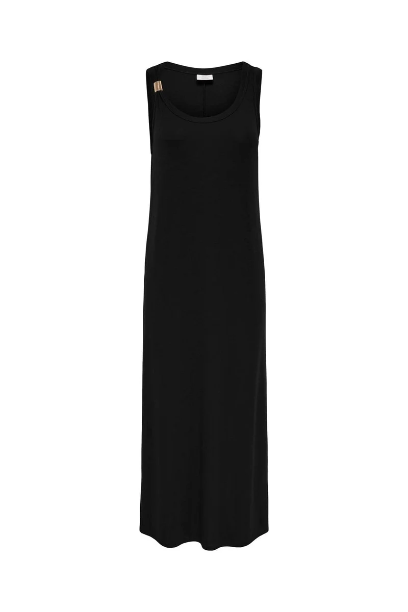 Jdy - Jdyuffa S/L Long Dress - 5195586 Black
