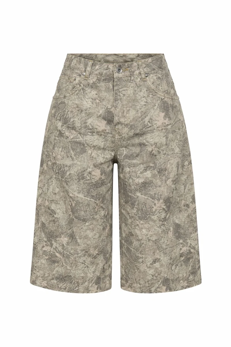 Only - Onlbanu Camo Bermuda Shorts - 5184957 Smokey Olive Camo