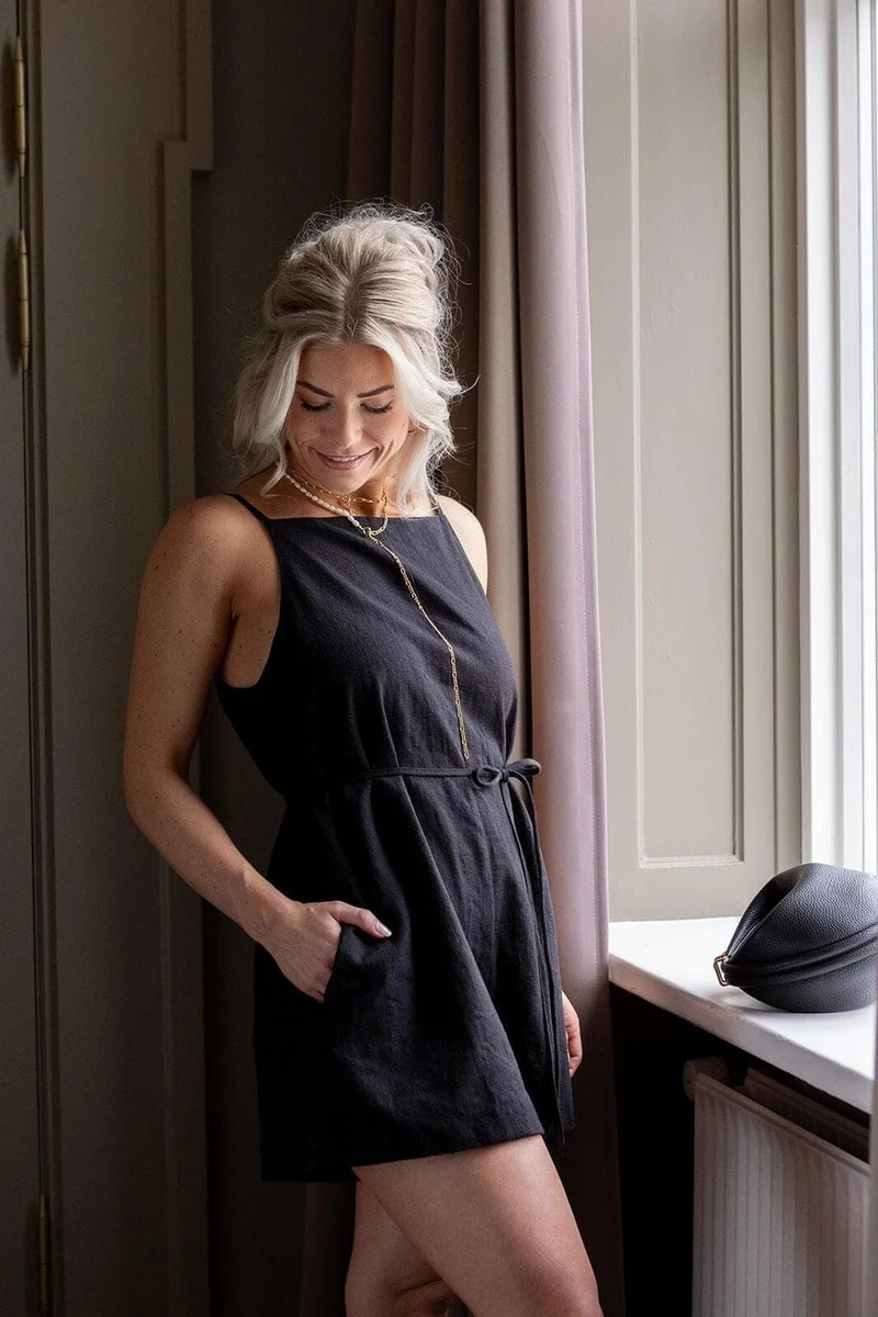 Molly&My x Melanie Due - Josefine G Jumpsuit 167366 - 100 - Black