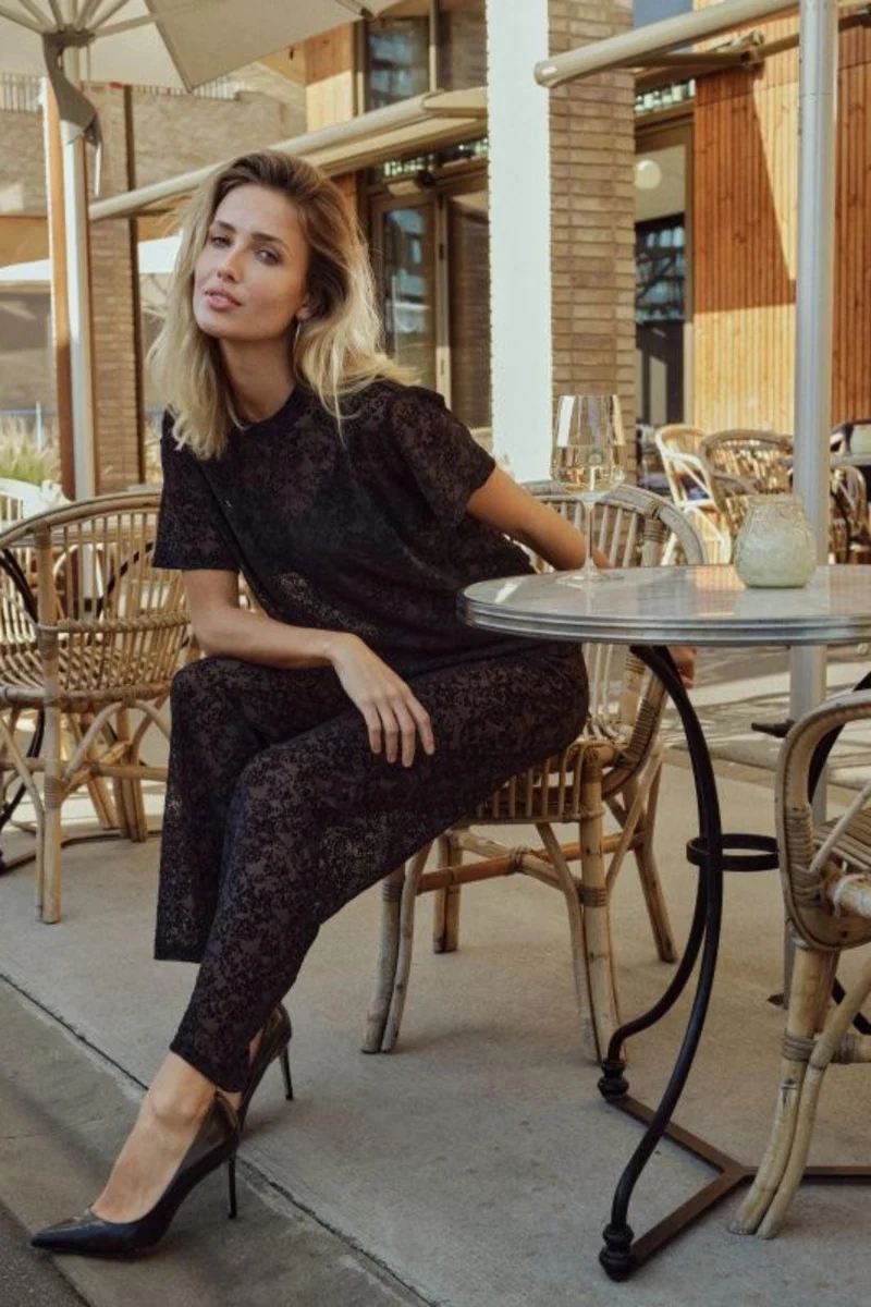 Hype The Detail - Lace Pant 852-21 - 9 - Black