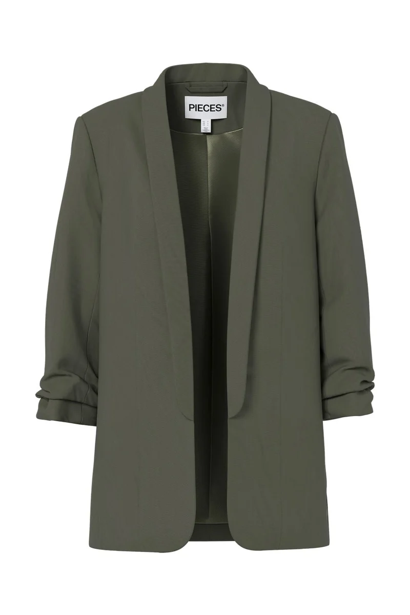 Pieces - Pcbosella 3/4 Blazer - 3105778 Forest Night