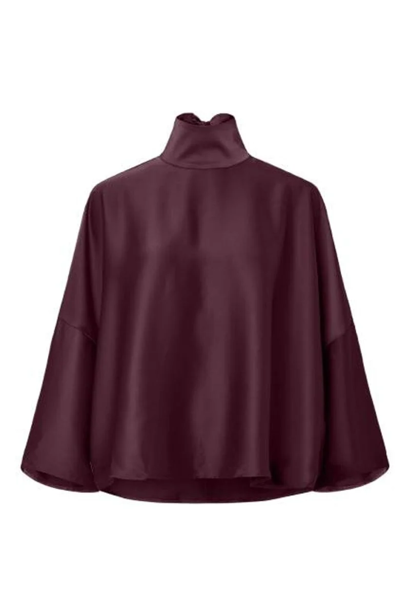 YAS - Yaspelana Ls Tie Top - 5123307 Fig
