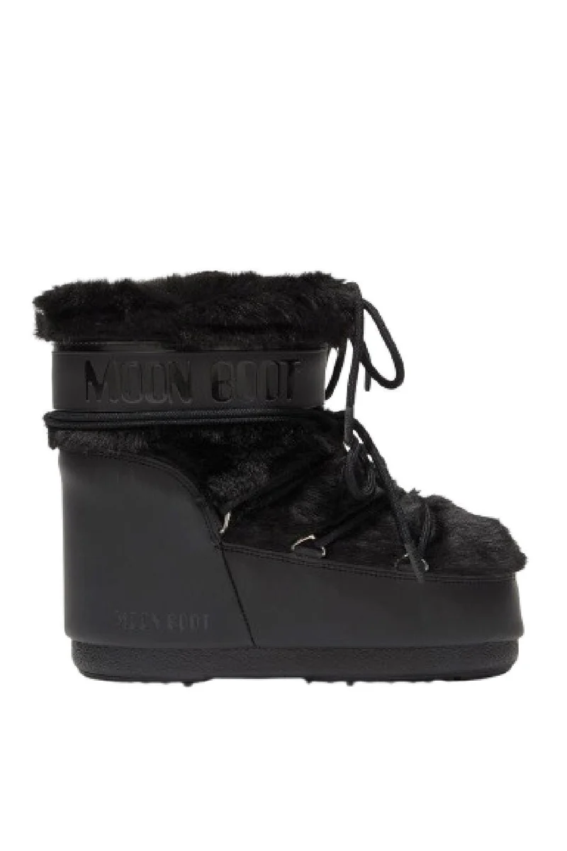 Moon Boot - Icon Low Faux Fur 80D1409390 - N001 Black