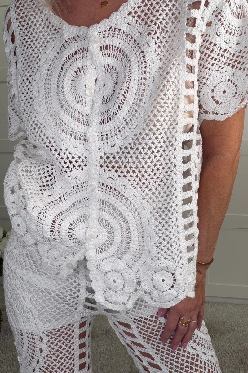 A-bee - Ayleen Blouse - White