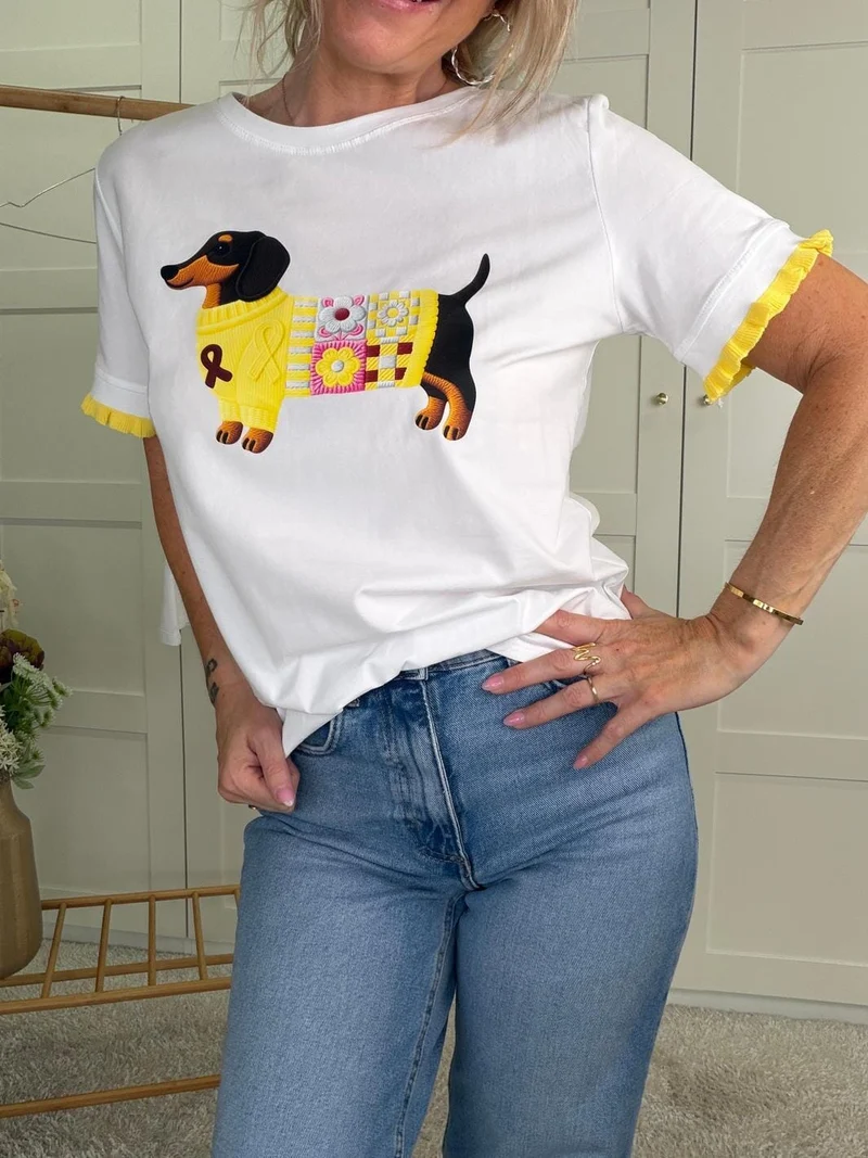 A-bee - T-shirt - Yellow