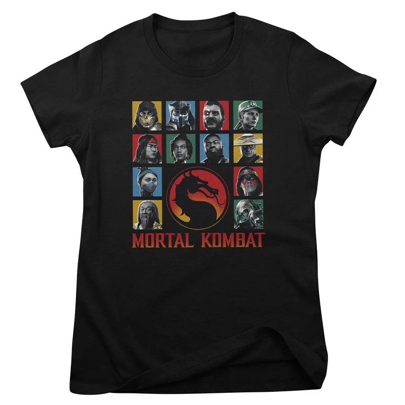 Mortal Kombat Fighters Girly Tee