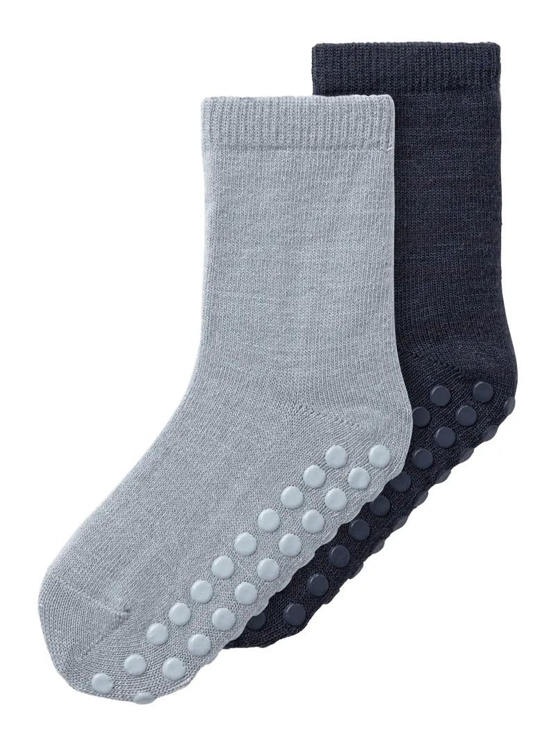 Halkstrumpor 2-pack Merinoull