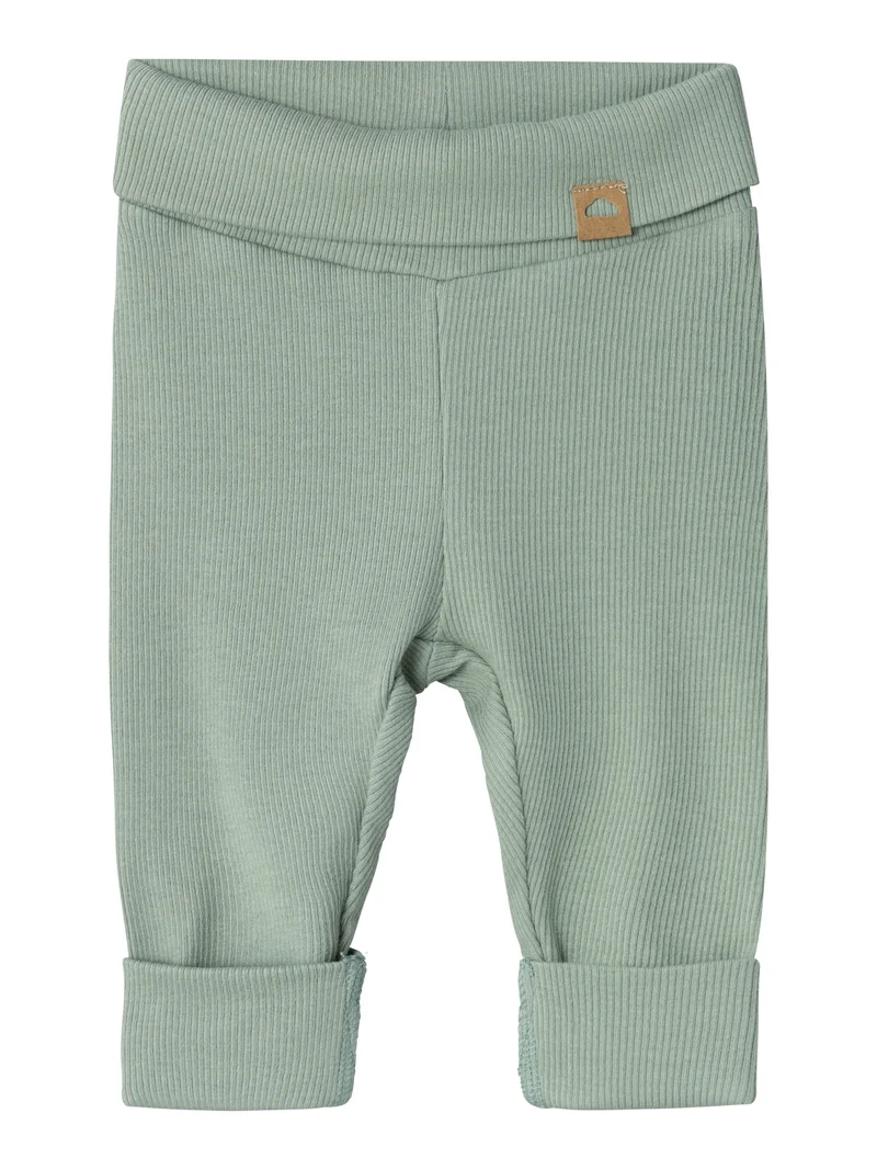 Baby Byxa Ribbad Grön
