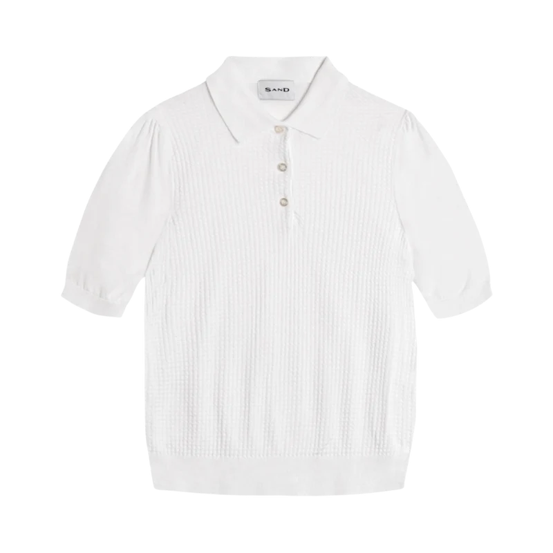 5445 WW Retro Polo Puff - Pure White