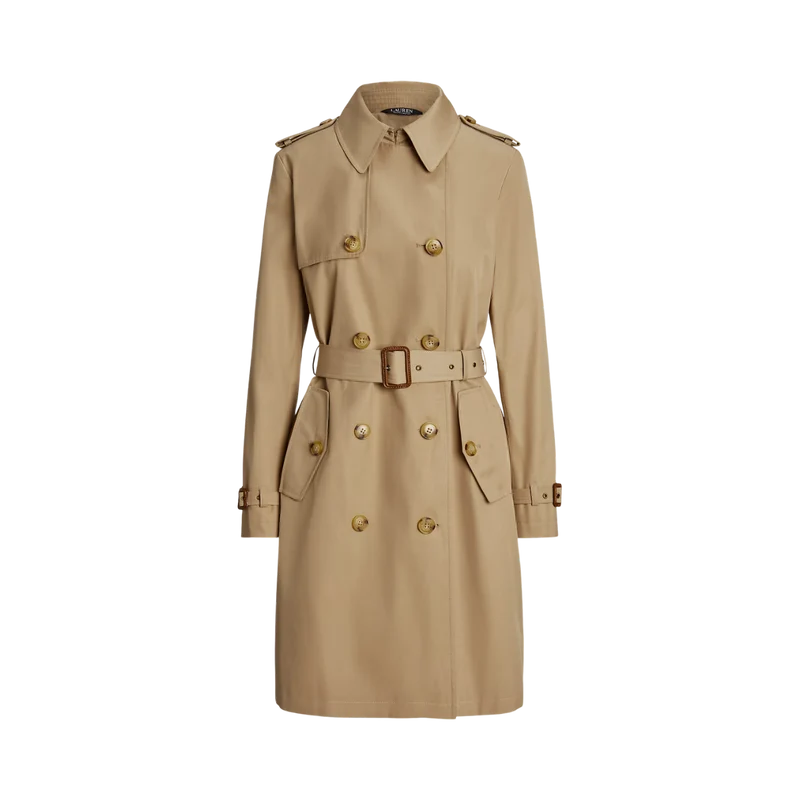 Belted Lined Coat - Birch Tan