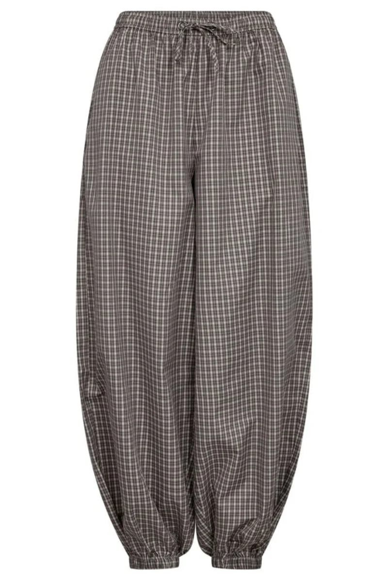 Haute L'Amitié - Chess Check Harem Pant Hl10936 - Beige
