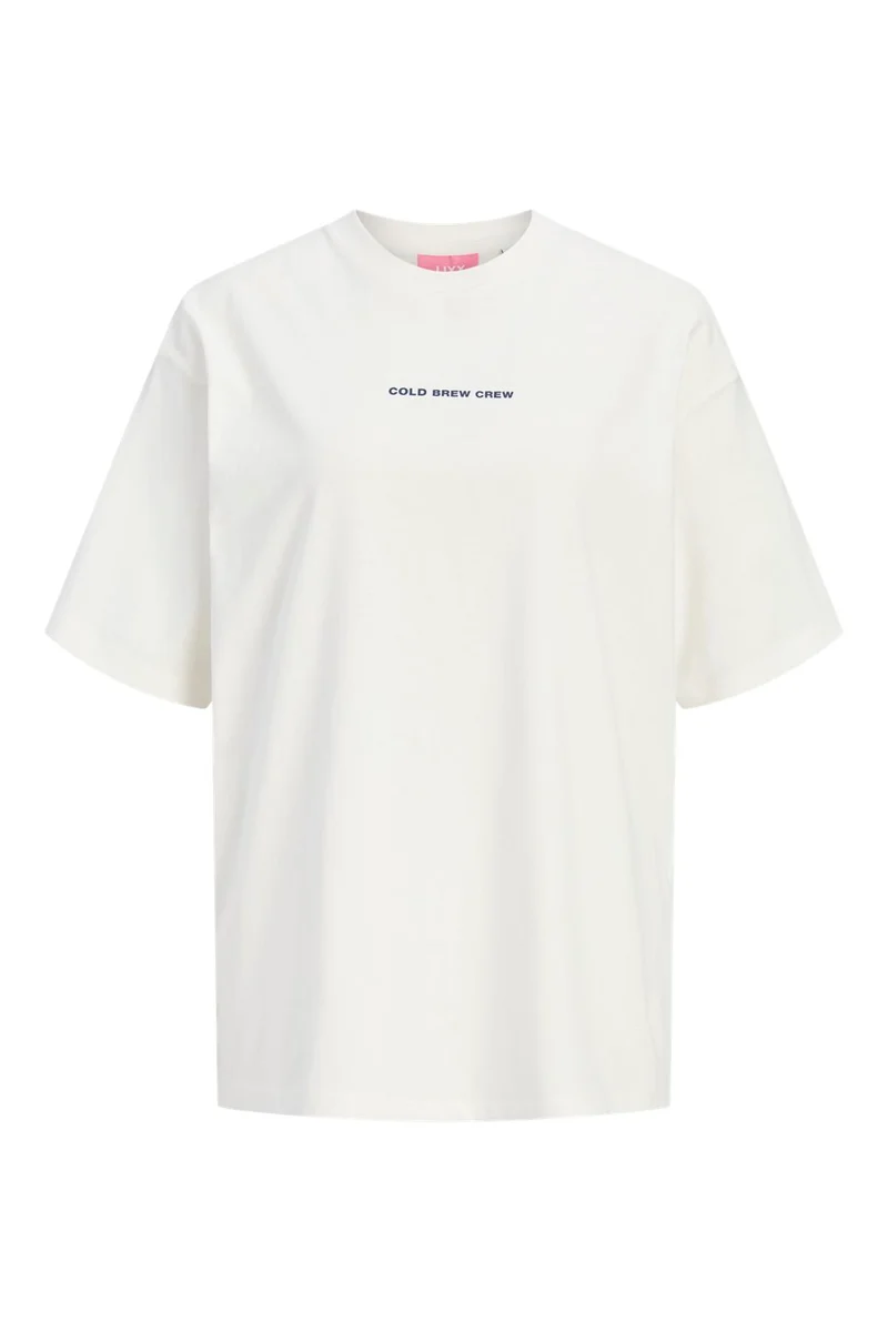 Jjxx - Jxmillow Loose Ss Tee Stydss26 - 5163390 Cloud Dancer Iced Americano