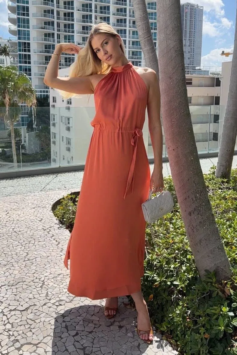 Karmamia - Layla Dress 2363 - Semi Rich Sunset