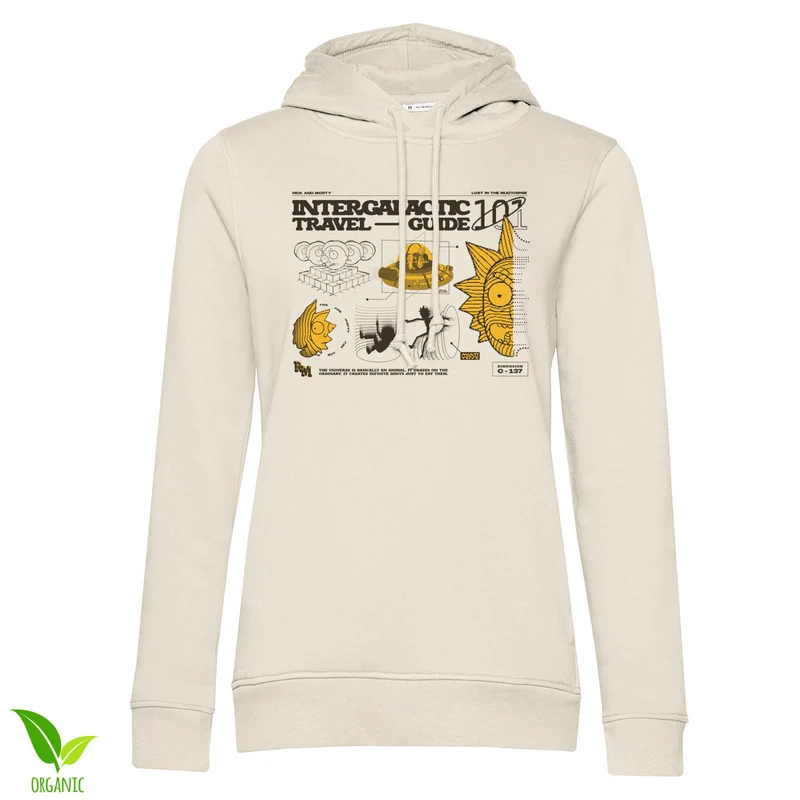 Intergalactic Travel Guide Girly Hoodie