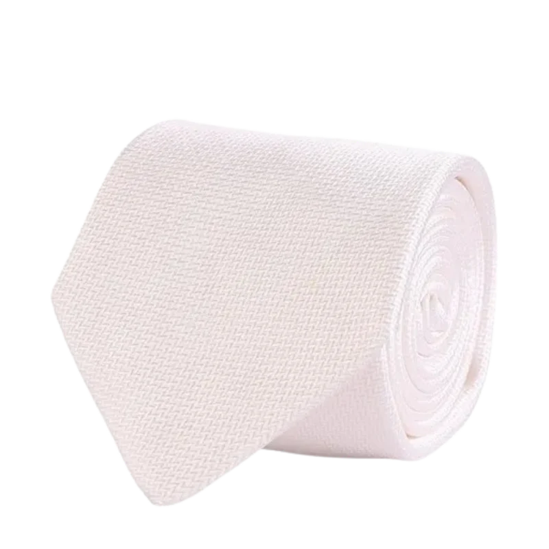 Classic Tie - Cream Melange