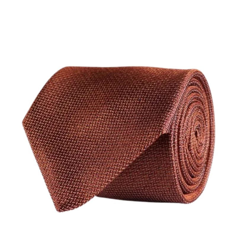 Classic Tie - Rust melange