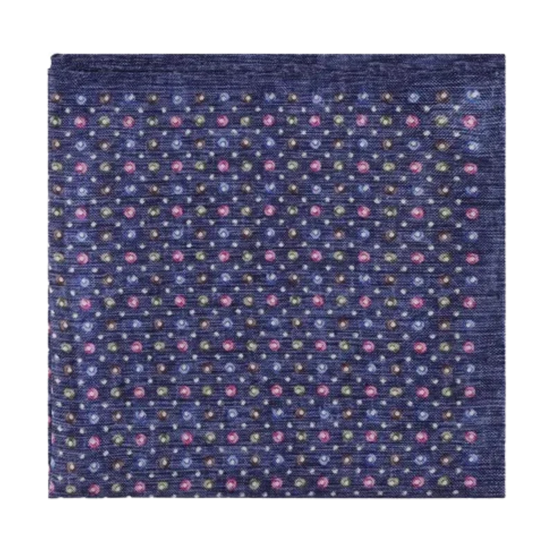 Pocket Square - Navy melange