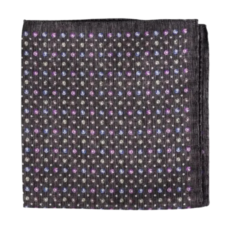 Pocket Square - Anthracite melange