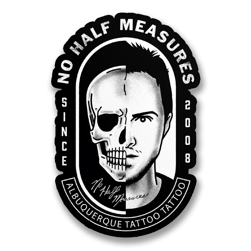 No Half Measures Sticker