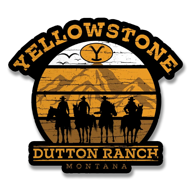 Yellowstone Cowboys Sticker