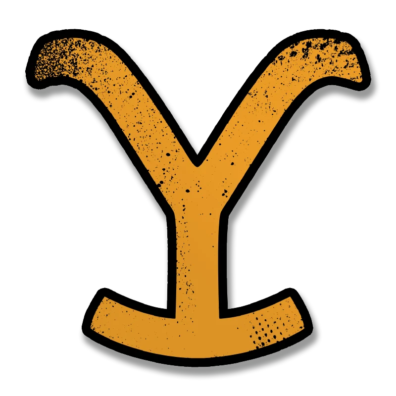 The Yellowstone Brand Sticker