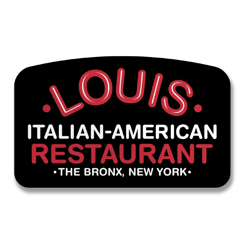 Louis Italian-American Restaurant Sticker