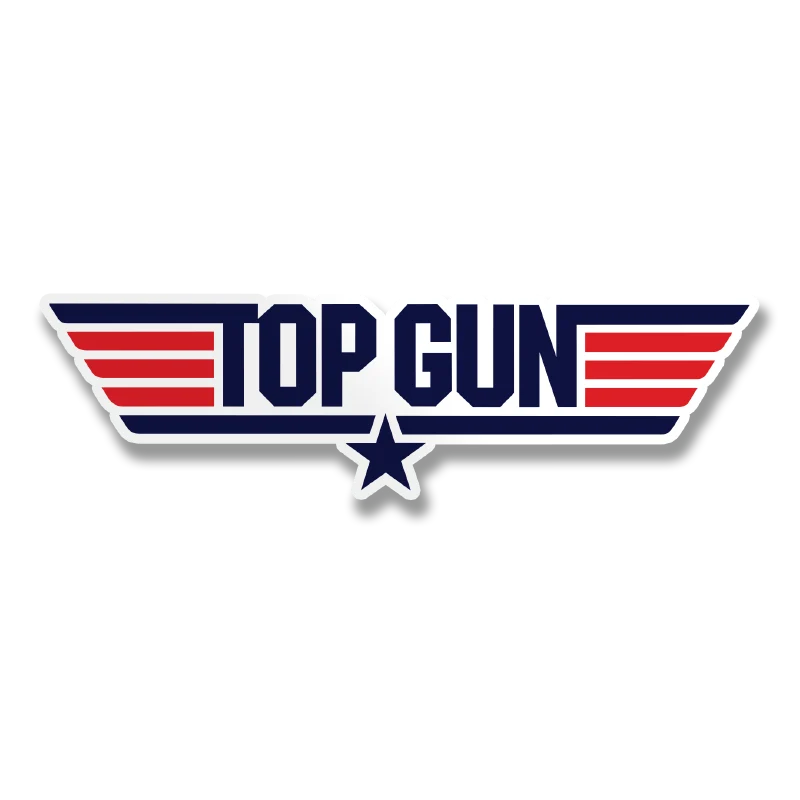 Top Gun Logotype Sticker