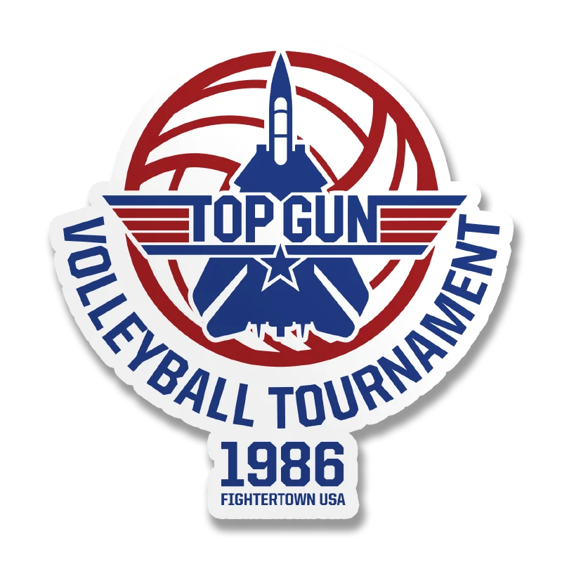 Top Gun - Volleyball Tournament Sticker