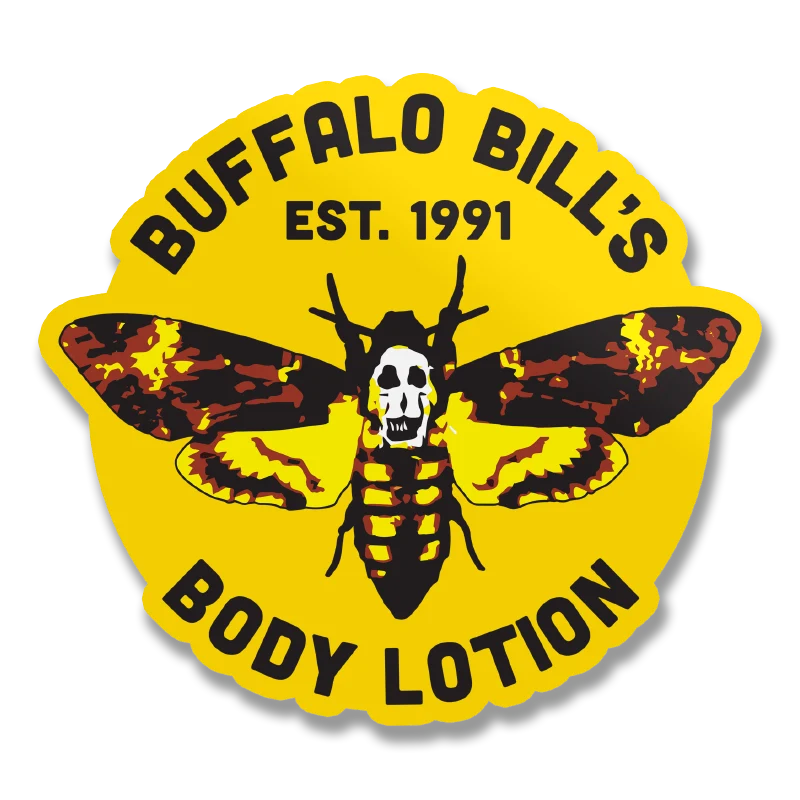 Buffalo Bill's Body Lotion Sticker