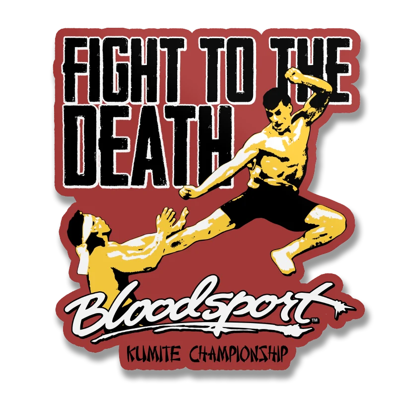 Bloodsport - Fight To The Death Sticker