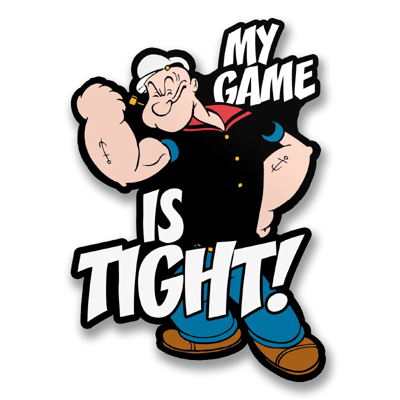 My Game Is Tight Sticker