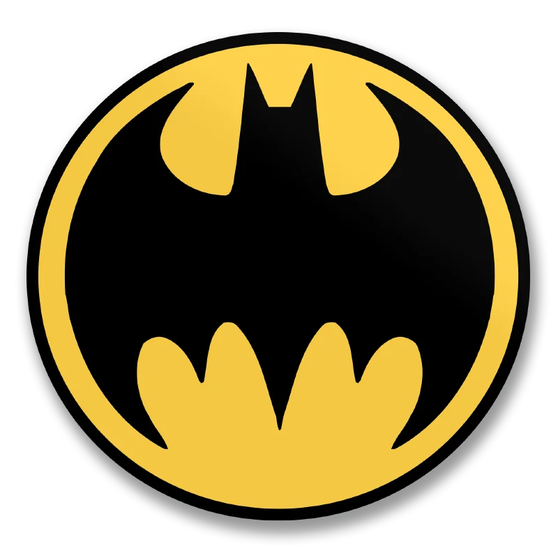 Batman Retro Signal Logo Sticker