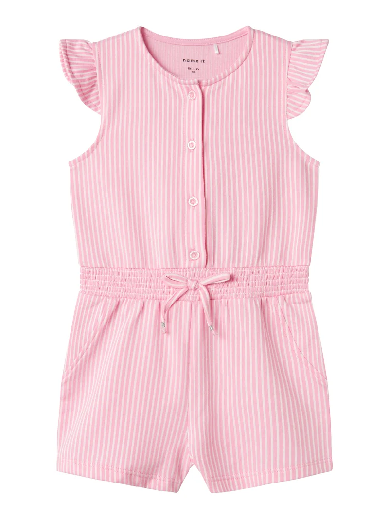 Randig Jumpsuit Shortsdress