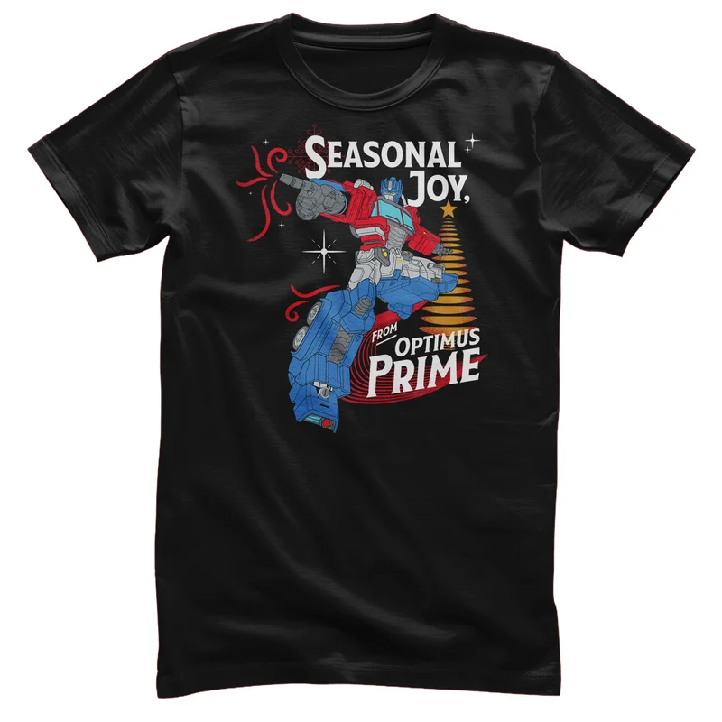 Seasonal Joy From Optimus Prime T-Shirt