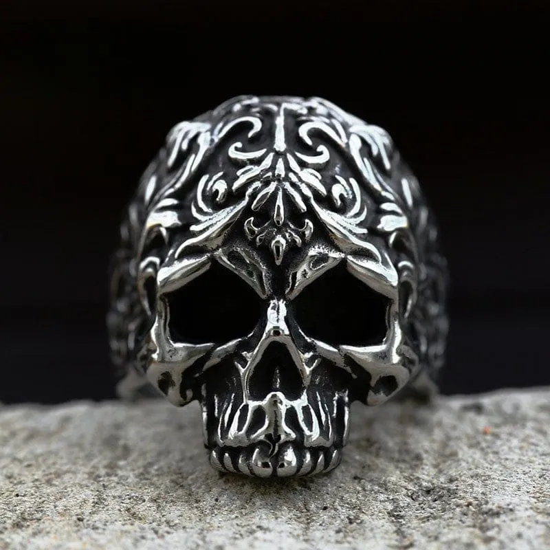 Punk Skull Ring för män