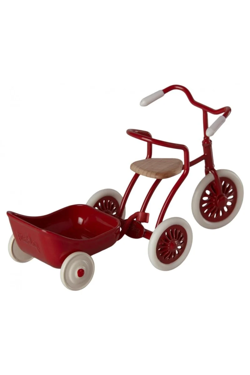 Maileg - Tricycle Hanger, Mouse - Red