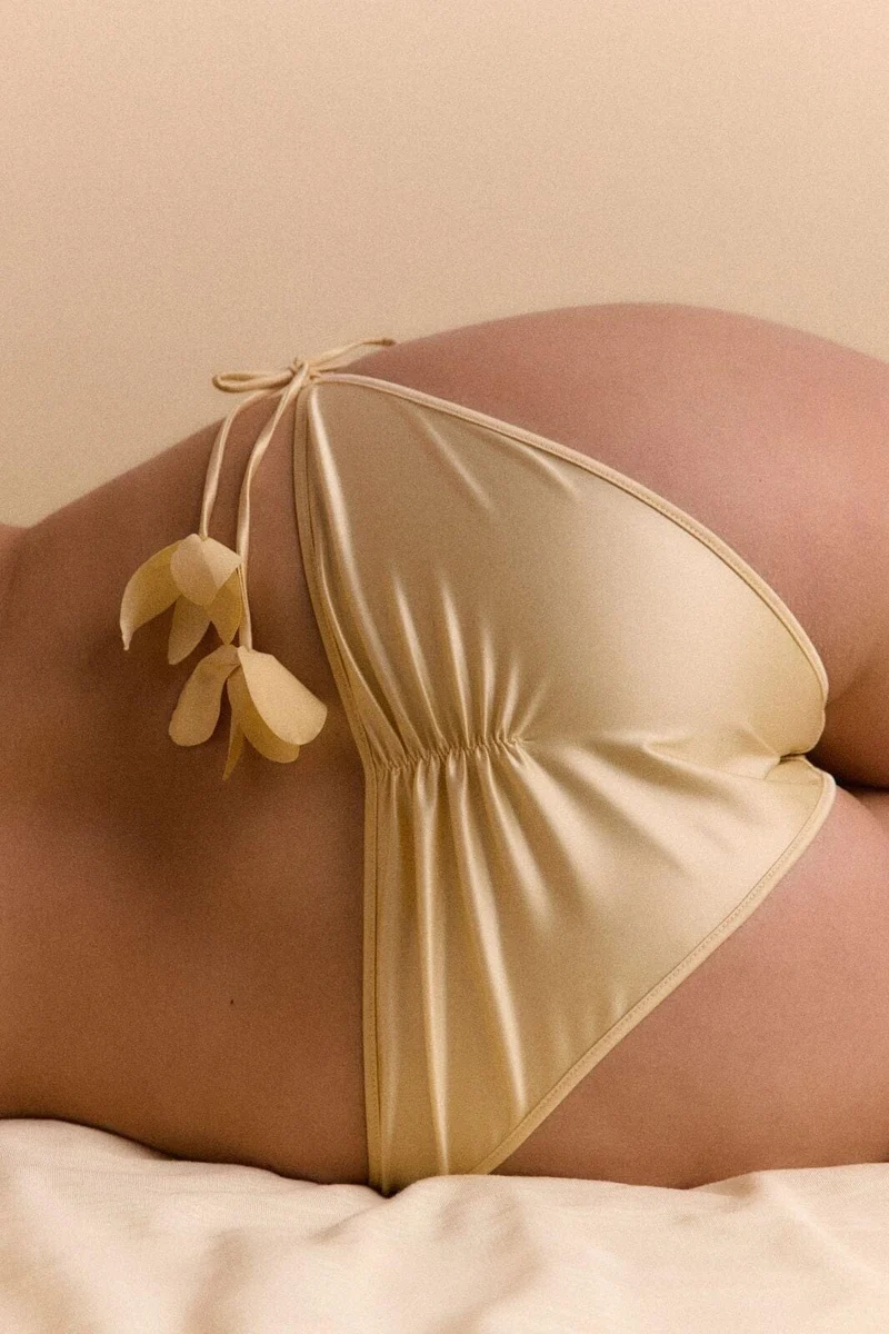 Rotate - Mid-waist Bikini Briefs 1163931366 - 1366 Italian Straw