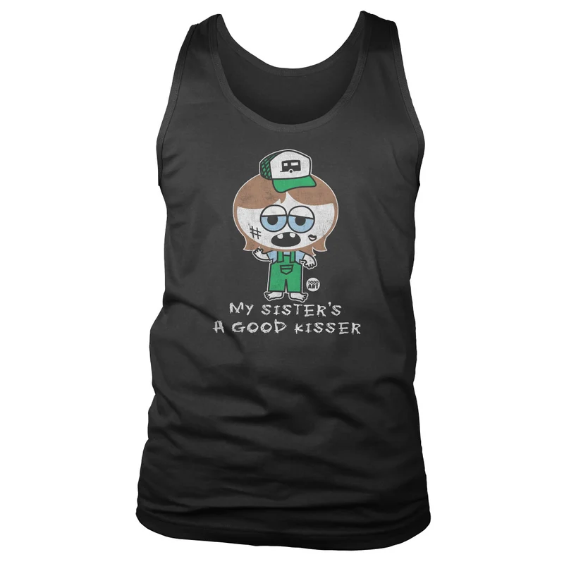 Silly Hillbilly - My Sister Is A Good Kisser - ToddArt Tank Top