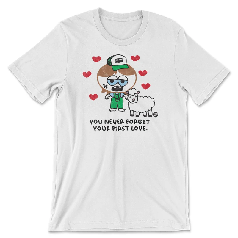 Silly Hillbilly - You Never Forget Your First Love - ToddArt T-Shirt