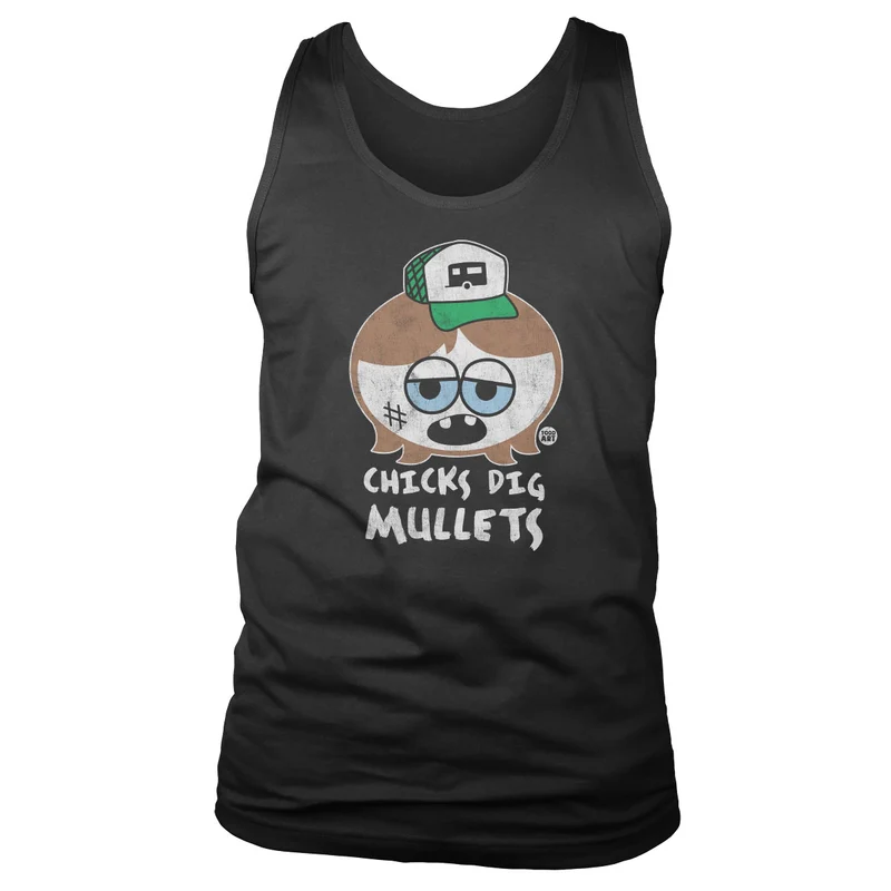 Silly Hillbilly - Chicks Dig Mullets - ToddArt Tank Top